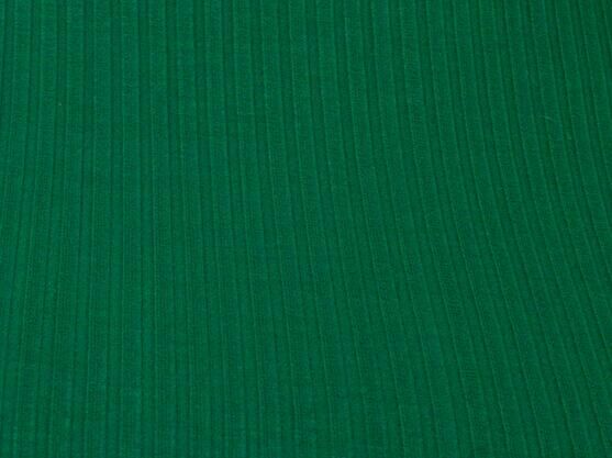 Imagem da Cor do Produto Blusa Lia - Verde - Cropped Canelada de Manga Longa com Gola Careca